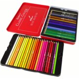  Set of 48 Art Crayons Metal Container | Shoptok.si