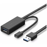 Ugreen USB podaljšek z možnostjo napajanja, 10M - 20827 | Shoptok.si