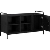  Ormar za cipele 100 x 39 5 x 55 5 cm Konstruirano drvo - Crni hrast | shoptok.hr