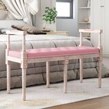 vidaXL Klupa ružičasta 110 x 40 x 70 cm baršunasta Cijene