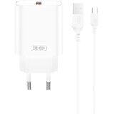 XO wall charger CE33 QC 18W 1x USB white + cable USB-C | Eponuda.ba