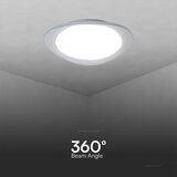  LED prigušiva plafonska svetiljka LED/40W/230V 3000-6500K 45 cm bela + daljinski upravljač | Eponuda.com