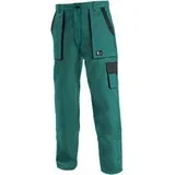 Ženske radne pantalone do struka Luxy Elena/ zelena/crna