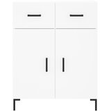  Visoka komoda bijela 69,5x34x180 cm konstruirano drvo | shoptok.hr