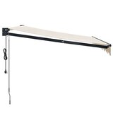  Automatska tenda na uvlačenje krem 3,5 x 2,5 m | shoptok.hr