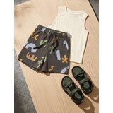 Sinsay Kratke trenirke od materijala French Terry s printom 5 kom | shoptok.hr