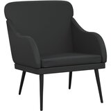  Fotelja crna 63 x 76 x 80 cm od umjetne kože | Eponuda.com