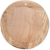  Ukrasno Ogledalo od Tikovine 80 cm Okruglo | shoptok.hr
