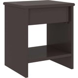 vidaXL noćni ormarić tamnosmeđi 35 x 30 x 40 cm od masivne borovine | shoptok.hr
