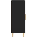  Komoda crna 34 5 x 34 x 90 cm od konstruiranog drva | shoptok.hr