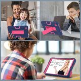 NIKCORP Ovitek za Galaxy Tab A7 Lite 8.7 oklepen s stojalom, tridelna zaščita pred udarci, silikon in plastika, mornarsko moder, (5000139281) | Shoptok.si