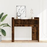  Konzolni stol boja hrasta 100x35x90 cm konstruirano drvo | shoptok.hr