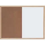 Optima Ploča piši briši + pluto 60 x 90 cm, drvena | shoptok.hr