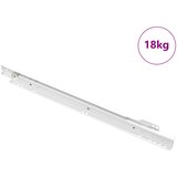  Klizač za ladice 55 pcs Bijelo Čelik | shoptok.hr