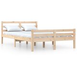 The Living Store Posteljni okvir trden les 150x200 cm - Posteljni Okvir, (21525917) | Shoptok.si