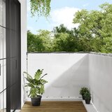  The Living Store Balkonsko platno belo 120x1000 cm 100 % poliestrski oxford - Balkonsko Platno, (21447453) Cene