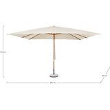 BIZZOTTO Bež senčnik 300x400 cm Syros – | Shoptok.si