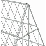  Kavez za zečeve Srebrno 215 x 100 x 85 cm Cinkani čelik | shoptok.hr