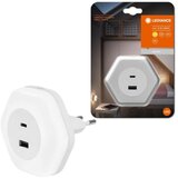 Ledvance LED orijentaciono svetlo za utičnicu sa USB LUNETTA LED/15W/230V Cene
