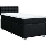 Maison Chic Box spring postelja - Vzmetna postelja z vzmetnico črna 80x200 cm blago SL18279, (21885479) Cene
