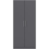 home24 OMARA S KLASIČNIMI VRATI, siva | Shoptok.si