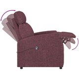 vidaXL Naslanjač s funkcijo vstajanja vijolično blago | Shoptok.si