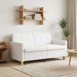 Krevet-sofa na razvlačenje Bijela Tkanina | shoptok.hr
