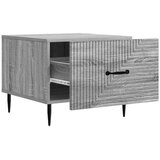  Klubska miza Siva Sonoma 49 x 50 x 40 cm Inženirski les, (5000295478) | Shoptok.si