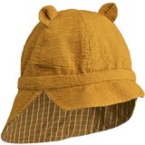 Liewood šeširić gorm seersucker check golden caramel/white | shoptok.hr