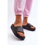 Kesi Women's Black Flip-Flops Airaplea Foam Platform Cene