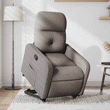 Maison Chic Naslanjač - Relax naslanjač s funkcijo vstajanja taupe blago, (22062260) | Shoptok.si