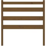  Posteljno vzglavje medeno rjavo 106x4x100 cm trdna borovina, (20643895) | Shoptok.si