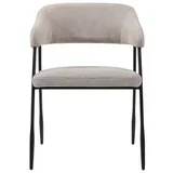 Trpezarijska stolica 2208 Bez /Crne metalne noge 550x575x770 mm ( 775-462 )