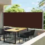  Uvlačiva bočna tenda za terasu 600 x 160 cm smeđa Cijene