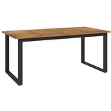  Vrtni stol s U-nogama 180 x 90 x 75 cm od masivnog drva bagrema | shoptok.hr