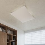 Nice Lamps bela stropna svetilka s tekstilnim senčnikom 80x105 cm viva – | Shoptok.si
