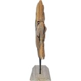 vidaXL Božićna zvijezda Smeđa 45 x 5 x 60 cm Čvrsto teak drvo | shoptok.hr