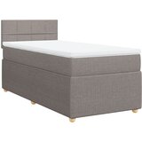 Maison Chic Box spring postelja - Vzmetna postelja z vzmetnico taupe 90x200 cm blago SL17557, (21884684) | Shoptok.si