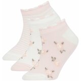 Defacto Girls 3 Pack Cotton Long Socks Cene