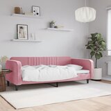  Dnevni krevet ružičasti 90 x 200 cm baršunasti | shoptok.hr
