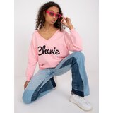FANCY Sweatshirt-FA-BL-7754.55P-light pink | Shoptok.si