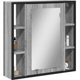  Kupaonski ormarić s ogledalom boja hrasta 60x16x60 cm drveni | Eponuda.com
