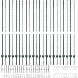  Ugrađeni stup za ogradu 22 pcs Zelena 200 cm | shoptok.hr