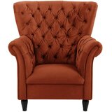 MID.YOU FOTELJ Z OPORO ZA GLAVO, opečnato rjava tekstil | Shoptok.si