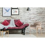Kayoom NASLANJAČ, les, kovina, umetna masa, tekstil rjavosiva, zlate barve | Shoptok.si