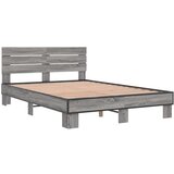  Okvir kreveta boja hrasta 140x200cm konstruirano drvo i metal | shoptok.hr