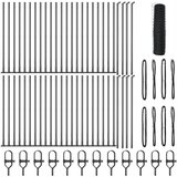 vidaXL heksagonalna ograja siva 0.5x100 m jeklo, ograjni stebri s podnožjem 13 kos Ø32mm 70cm galvanizirano jeklo | Shoptok.si