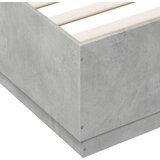 vidaXL Okvir kreveta siva boja betona 120x200 cm od konstruiranog drva | shoptok.hr
