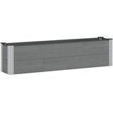  Vrtna visoka greda Siva 150 x 30 x 36 cm, (5000287700) Cene