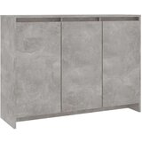 vidaXL Komoda siva boja betona 102 x 33 x 75 cm od iverice | shoptok.hr